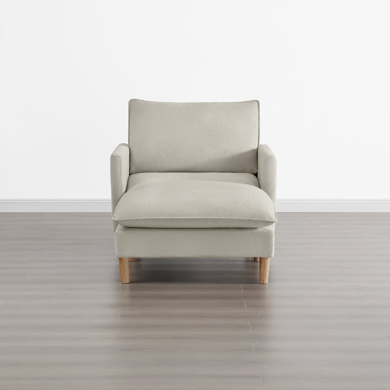 Choquette Upholstered Chaise Lounge, Gray