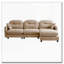 Canapé modulaire Cloud avec accoudoirs en tissu chenille, conception plissée matelassée, conception ergonomique, mousse haute densité, accoudoirs élégants, base en bois de haute qualité-76472126