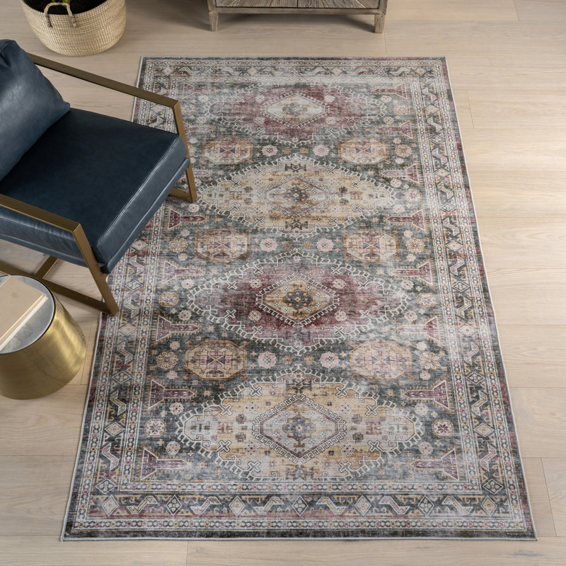 Darcy-Rose with SplashGuard Area Rug, Rectangle 5' x 8'