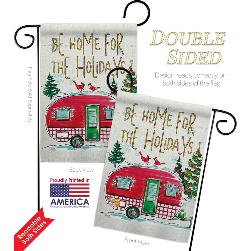Double Sided 18.5'' H x 13'' W Polyester Animal Flag Set