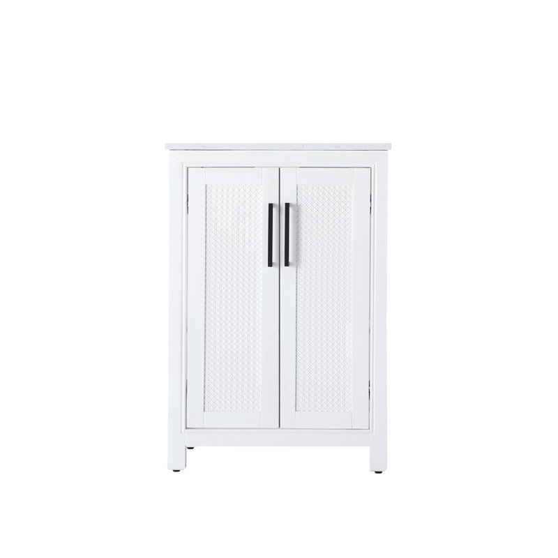 Meuble-lavabo simple 24 po, Blanc