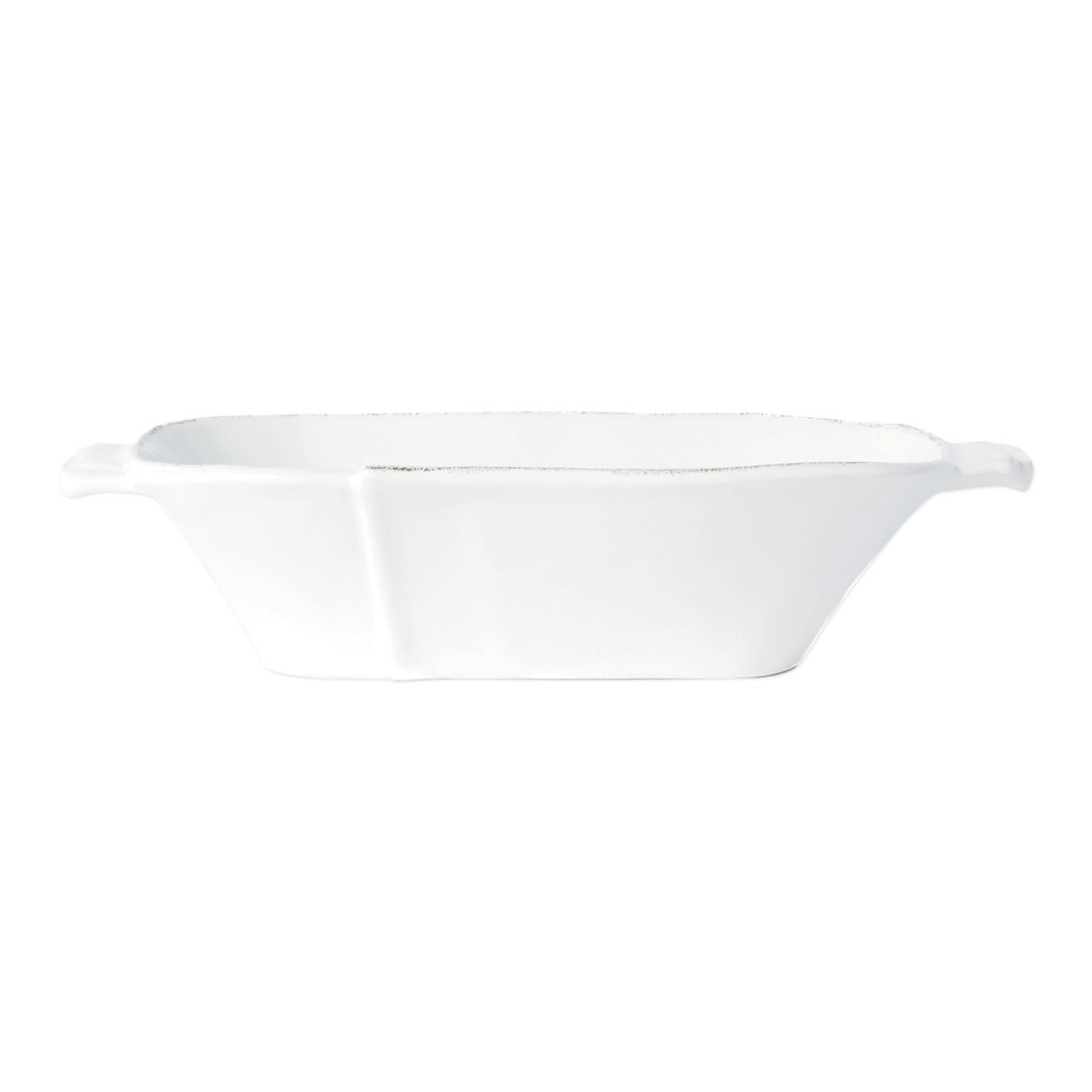 VIETRI Lastra Oval Stoneware Au Gratin Dish Bakeware VIETRI