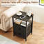 40cm W Metal Bedside Table-770791905