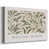 Toile naturelle avec cadre flottant
