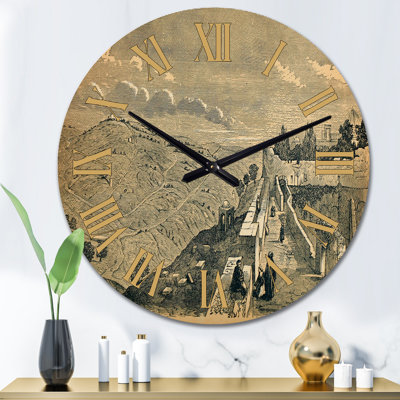 Horloge murale surdimensionnée