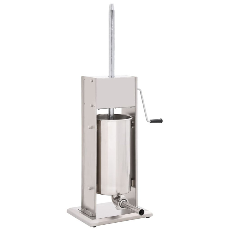 Symple Stuff Risley Stainless Steel Manual Sausage Stuffer