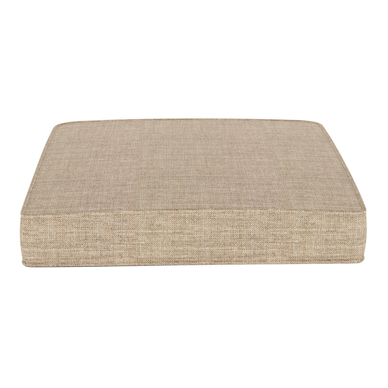 Outdoor Sunbrella® Seat Cushion, Cast Ash Sunbrella® Plainweave