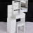 Left Bedside Vanity Table For Tiny Spaces, With Cushioned Seat & Extra Large Sliding Mirror, Multi-Layered Storage, Stylish White Dresser Compact Areas Vanity, Comes Stool Multi-Layer Chic Small-1570041889