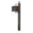 Kingston Aluminum Post Mounted Post Box-24726120