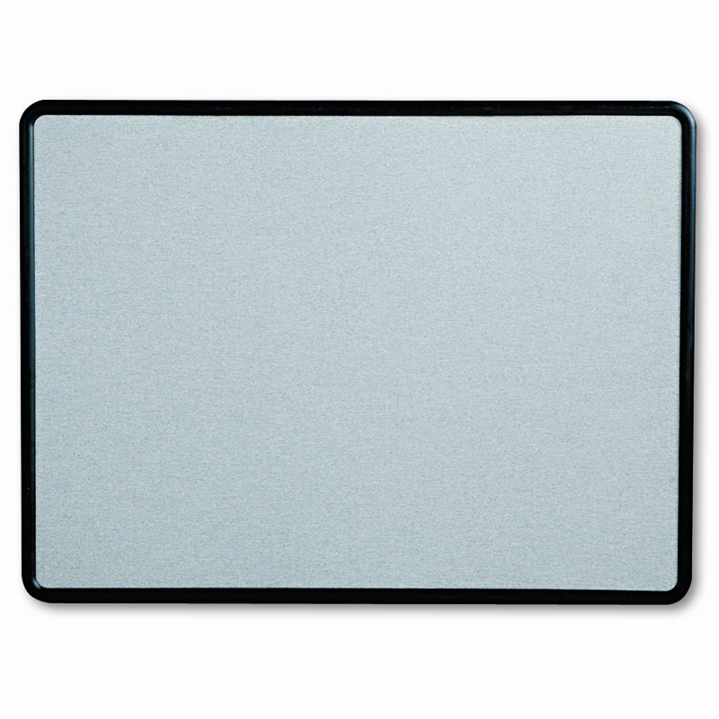 Quartet® Fabric Wall Plastic Bulletin Board, 3' H x 4' W