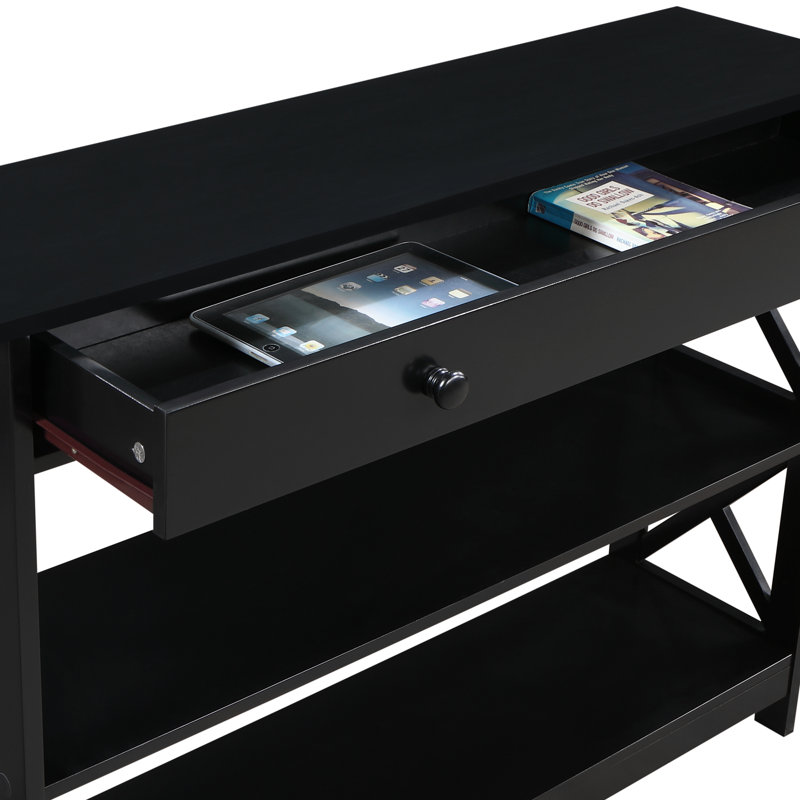 Console 39,5 po Aafko, Noir, H 31,5 po x l 39,5 po x P 12 po