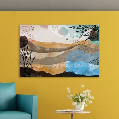 " Boho Landscape 303 " Painting Print
