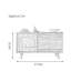 Table d'appoint en bois massif.