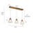 Amedeo 3 - Light 28.5'' W Textured Glass Dining Room Kitchen Island Pendant ETL Certified