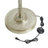 62"H Flodie Aged Silver-Finish Metal Floor Lamp