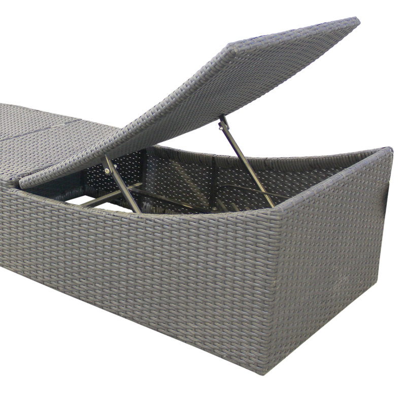 Chaise longue inclinable avec coussin Artorias Florence