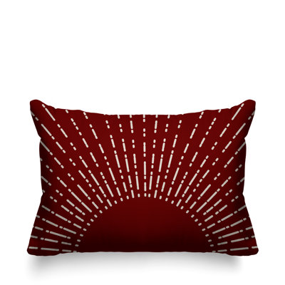 Coussin intérieur / extérieur Sunny Boho Starburst