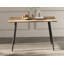 Table de salle à manger et chaise de salle à manger en MDF de 47 po pour 4 personnes, pieds en métal, table de salle à manger de petite taille, bureau, table de cuisine, pour 4 à 6 personnes. Convient pour la maison et la cuisine-2040373804