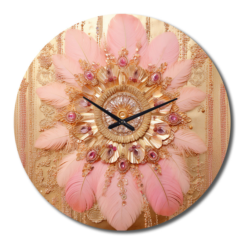 Horloge murale Boho Glam, Très grand