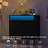 Sideboard Buffet Cabinet With LED And Charging Station-1795193686