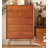 Modern Black Solid Wood Accent Cabinet
