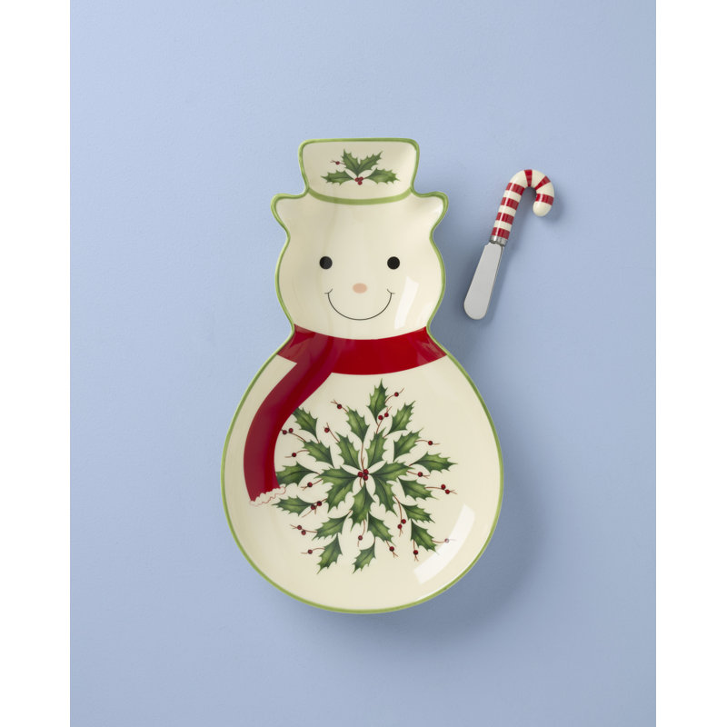 Holiday Tray with Spreader
