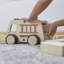 Camion de pompier en bois