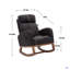 Chaise de chambre de bébé à bascule avec dossier haut pour le salon-1763804521