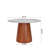 Grossi Rubberwood Dining Table with Sintered Stone Top-125703008-124609282-124609283