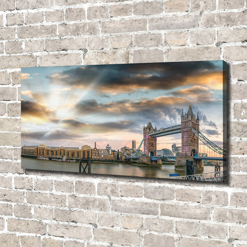 Tower Bridge London - Wrapped Canvas Print