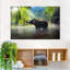 Éléphant sauvage sur toile-772757082