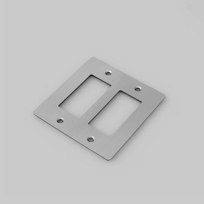2G Buildings & Architecture 2 - Gang Blank Standard Combination Wall Plate