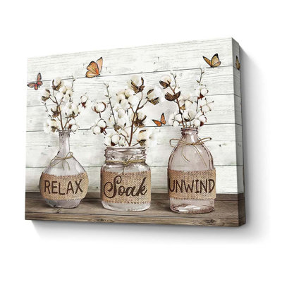 1 Piece Wrapped Canvas Wall Art