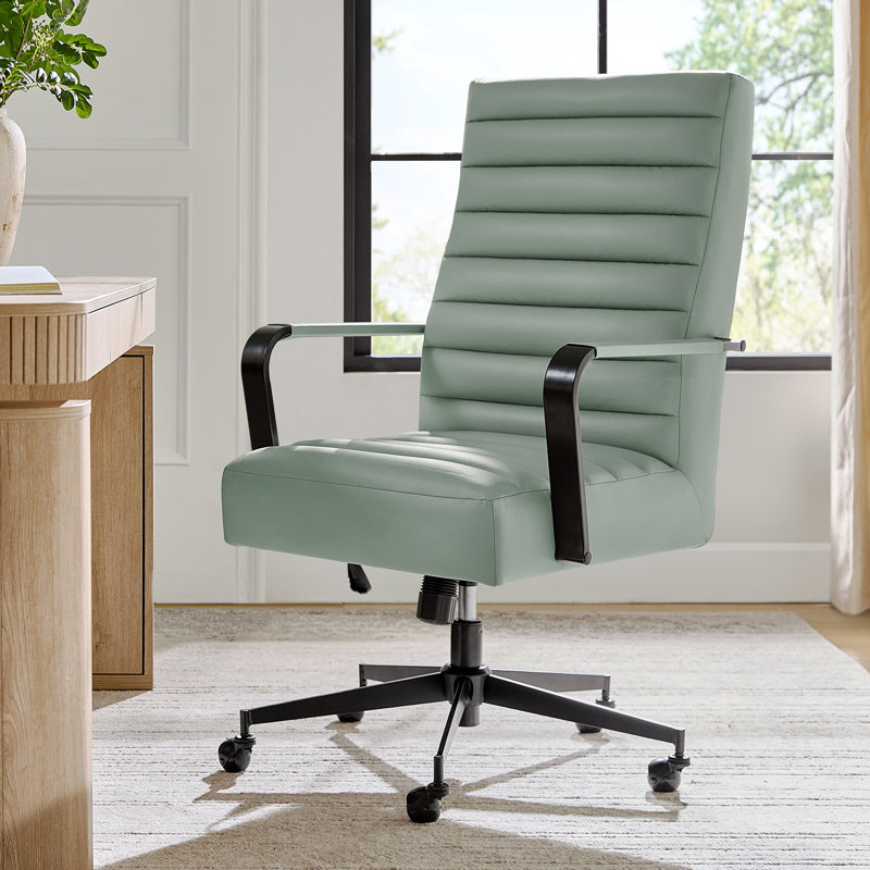 Chaise de bureau pivotante inclinable Anagrace Martha, Sage
