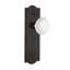 Meadows Plate with White Porcelain Door Knob-2127439487-2108257664
