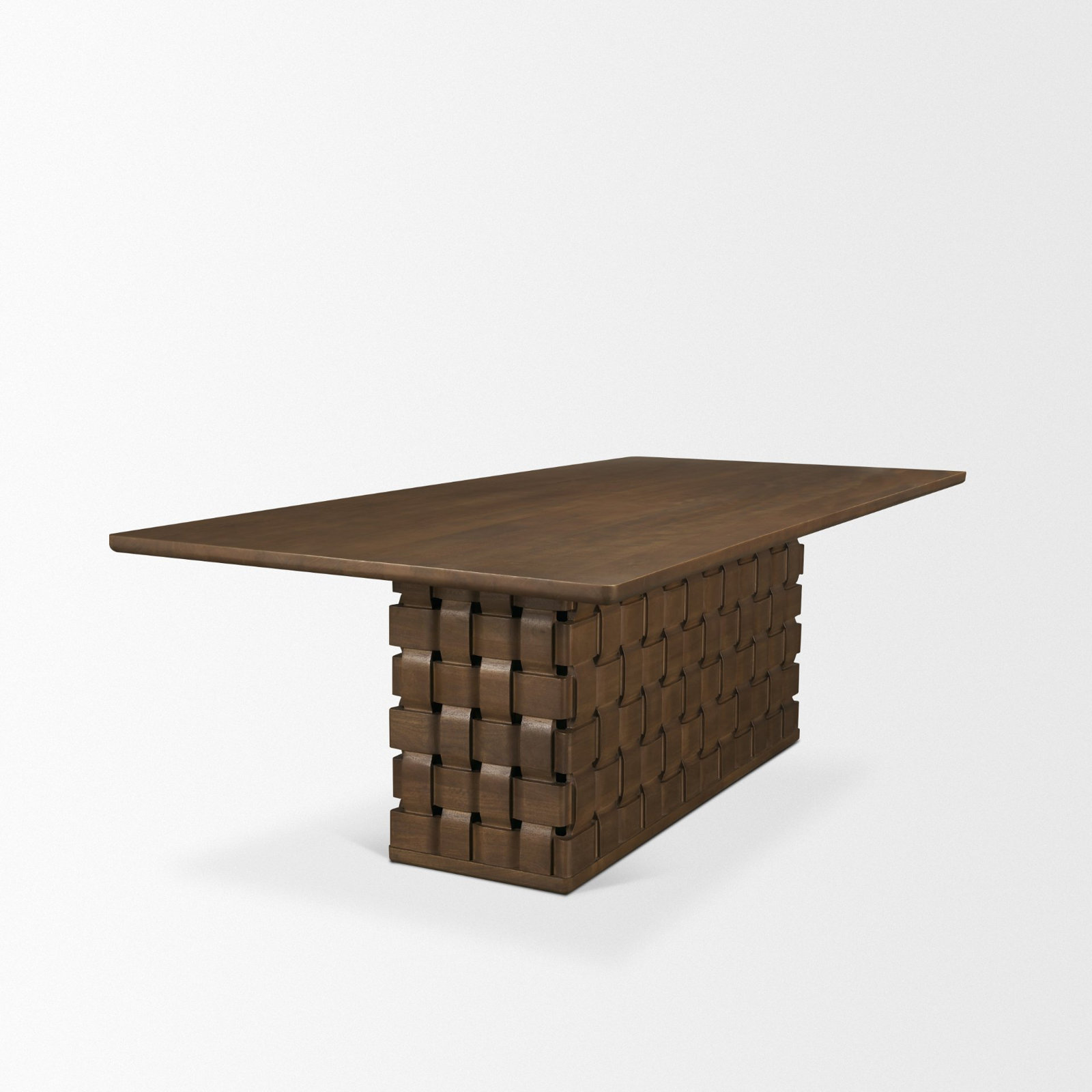 Niya 44" Dark Brown Mango Dining Table