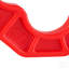 Paquet de 20 espaceurs de planches de terrasse de 1/8 de pouce, anneaux de gabarit espacés rouge vif pour faciliter le repérage, tirage facile, outil d'espacement de gabarit de terrasse en ABS pour composite, PVC, bois franc, planches traitées sous pression, terrasse, jardin