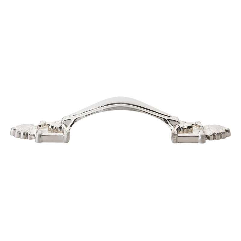 Deco 3 1/2" Center Arch Pull, Satin Nickel