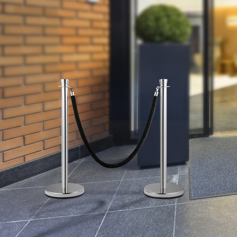 Steel and Iron Queue Barrier Post