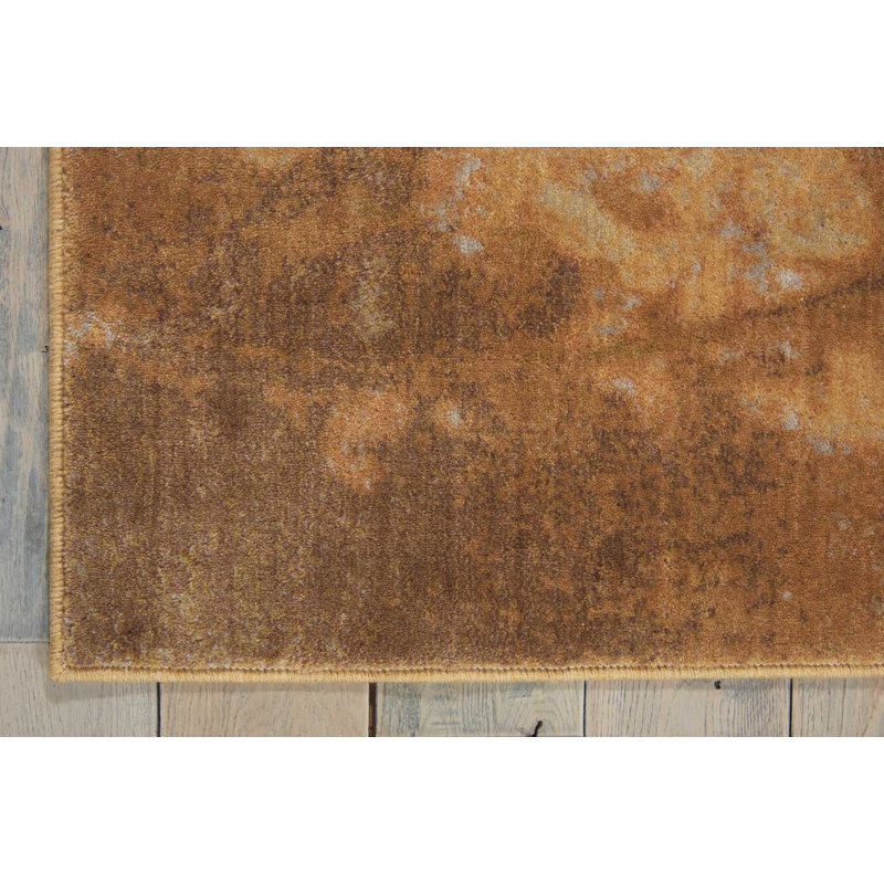 Tapis contemporain transitionnel multicolore Anastasia, Rectangle 7 pi 9 po x 10 pi 10 po