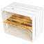 4 Pair Stackable Solid Wood Shoe Rack-1186591282