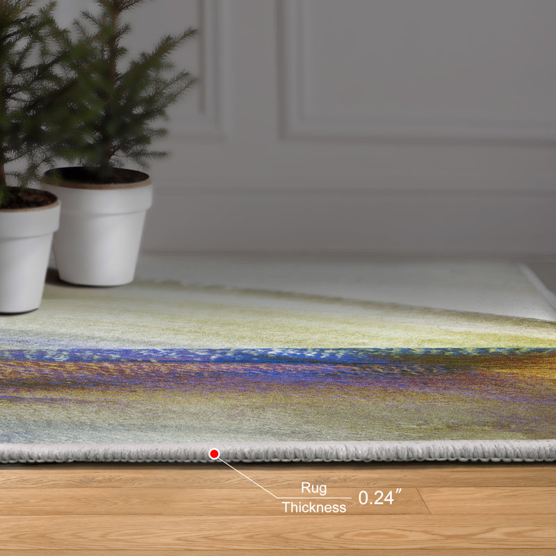 Tapis Dree, Rectangle 7 pi 6 po x 10 pi 4 po