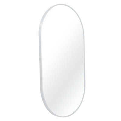 Miroir ovale en métal