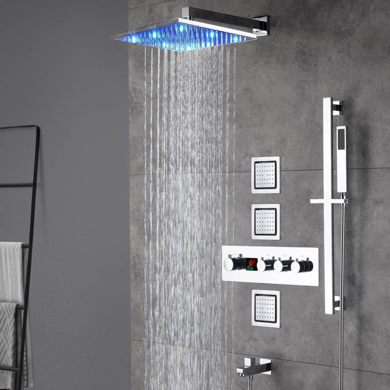Thermostatic All-In-One Kit with Rough in-Valve