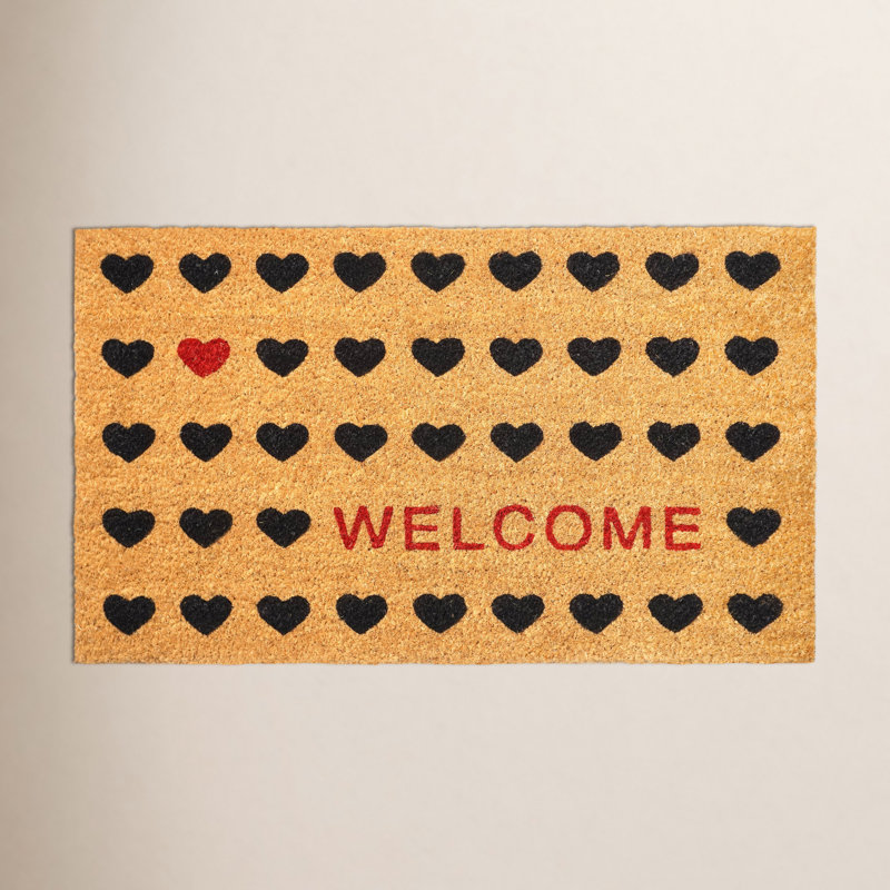 Krouse Non-Slip Valentine's Day Outdoor Doormat