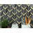 Twilight Aluminium Chevron Mosaic Tile