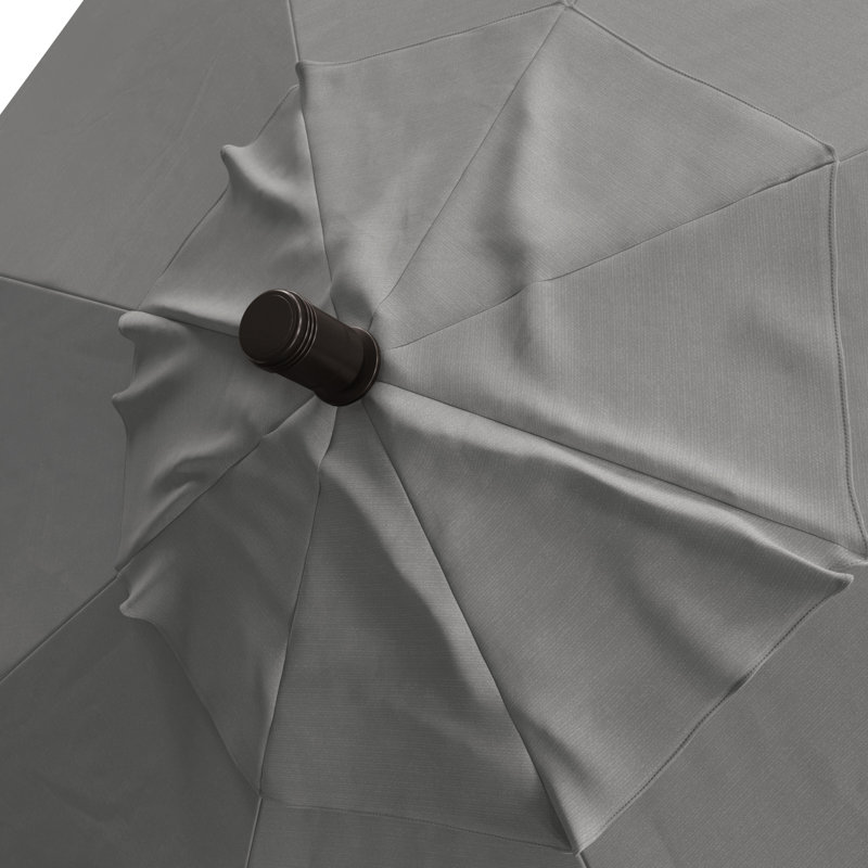 Parasol de marché 132 po Ancy, Toile granit Sunbrella®