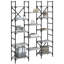 Aadrika 172.5cm H x 127.5cm W Steel Etagere Bookcase-476080599