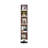 Nut-Brown Modern Solid wood rotating bookshelf