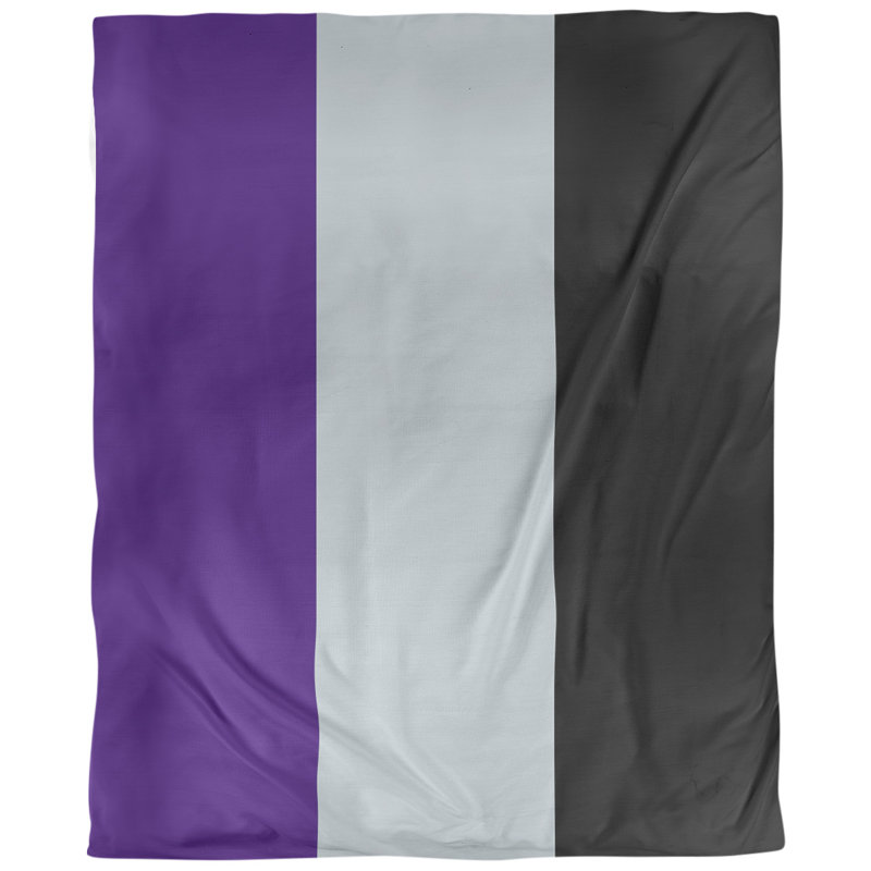  Housse de couette simple réversible, Polyester brossé, Housse de couette pour grand lit, Mauve / argent / noir